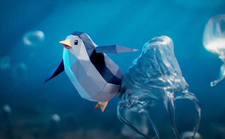 Пингвин + пластик