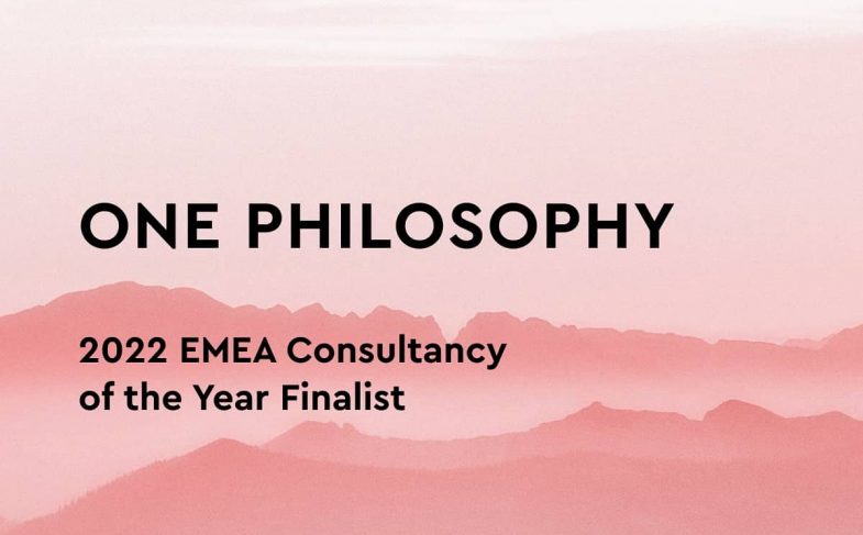 One Philosophy is the 2022 SABRE EMEA winner