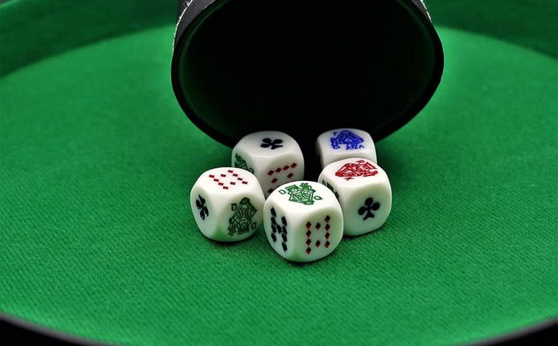 poker dice gambling