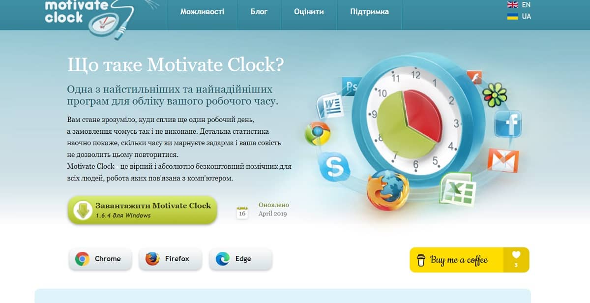 Motivate Clock