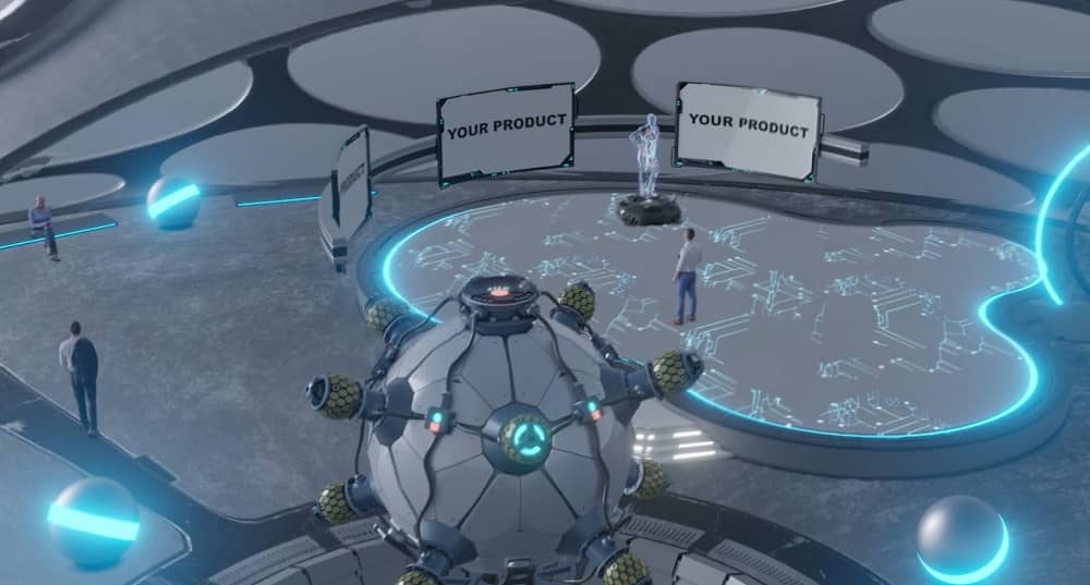 Пример виртуального шоурума для продажи high-tech продукции
