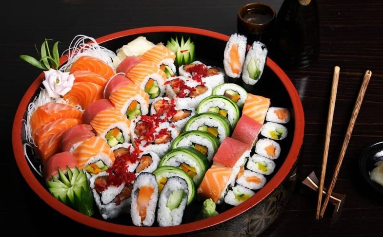regional characteristics and diversity in the sushi delivery menu