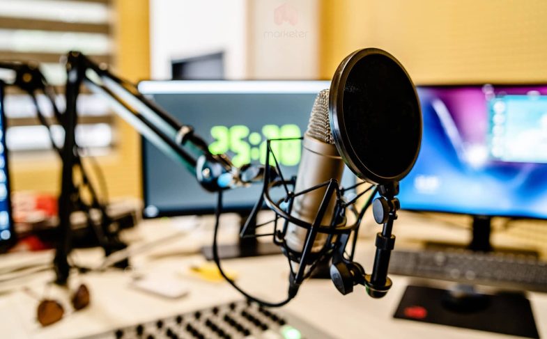 Podcast studio