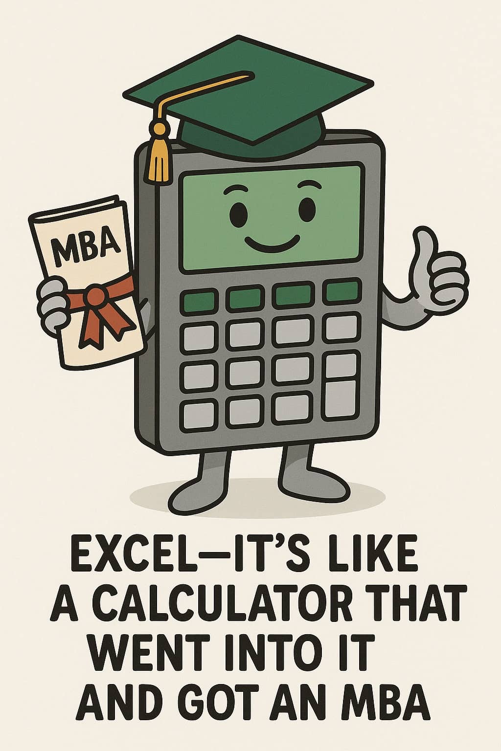 Excel — це як калькулятор, який пішов у ІТ і отримав MBA.