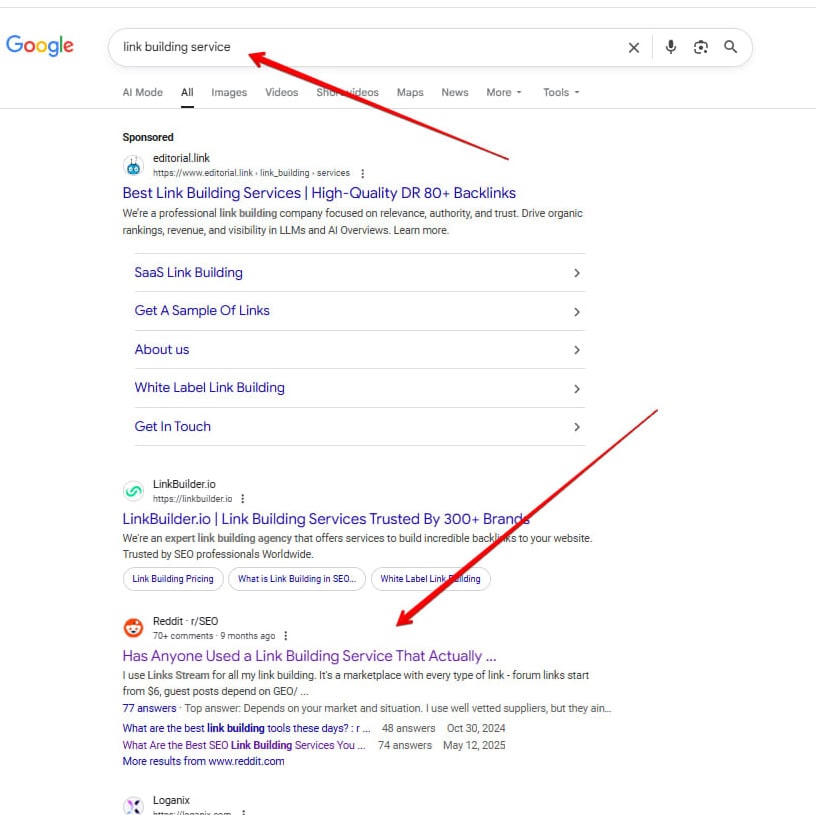Можна потрапити в топ Google за конкурентними запитами менш ніж за тиждень.