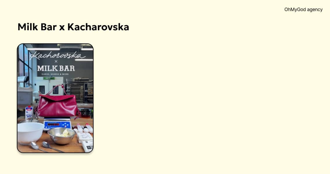 Milk Bar × Kacharovska