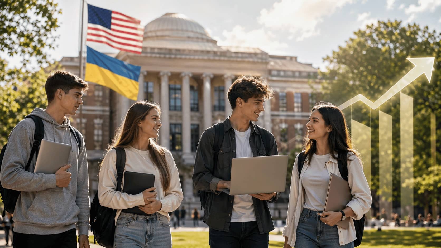 У 2025 році кількість українських студентів у вишах США сягнула рекордної кількості