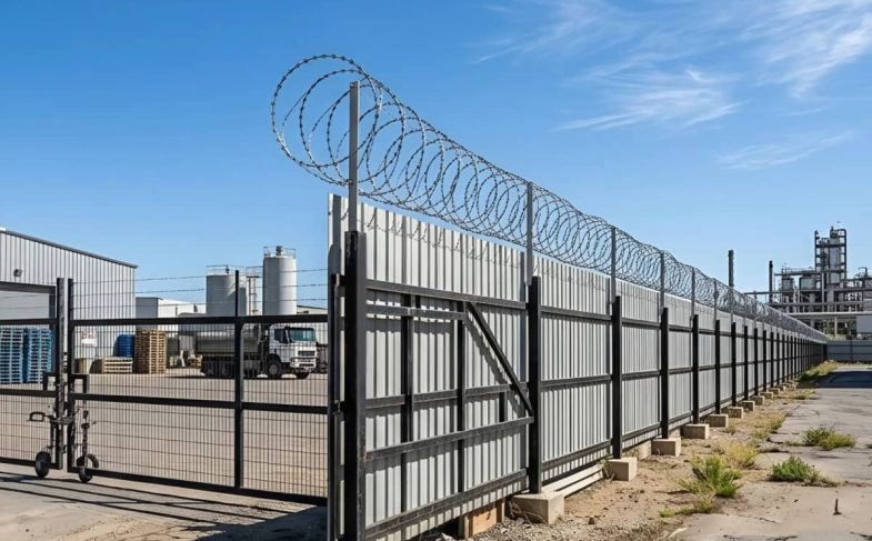 Огорожа з колючим дротом