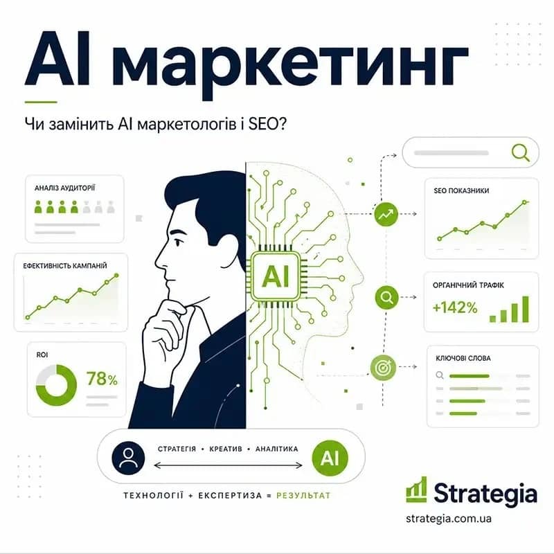 Чи замінить AI маркетологів і SEO: що має знати бізнес