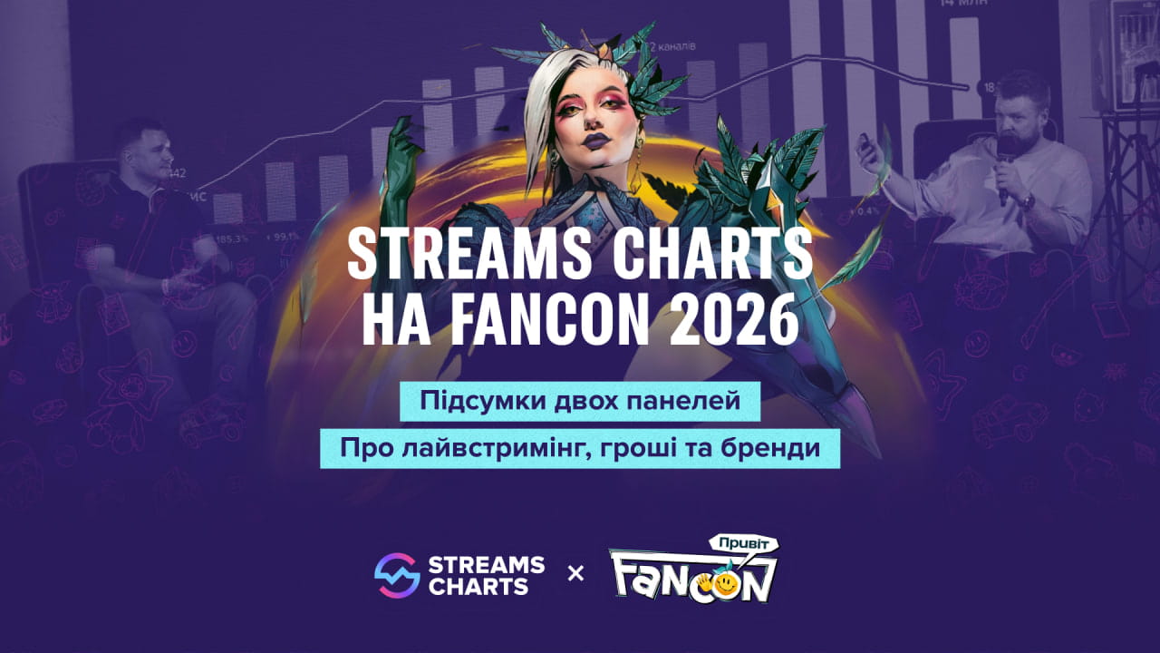Два дні Streams Charts на FANCON 2026 — поговорили з експертами про український лайвстримінг, гроші та інтеграцію брендів