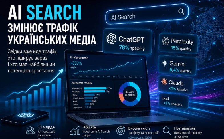 який AI-сервіс сьогодні приводить найбільше трафіку?