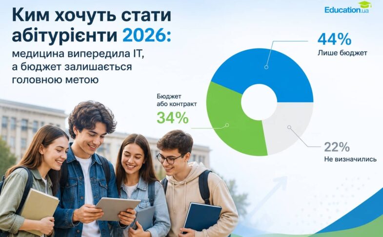 Ким хочуть стати абітурієнти 2026