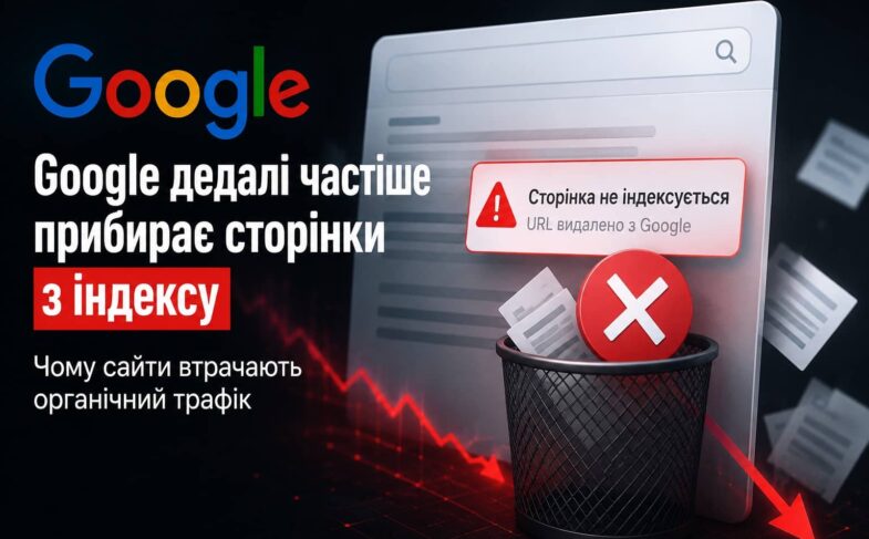 Ілюстрація: Google дедалі ретельніше переоцінює сторінки для пошукового індексу.
