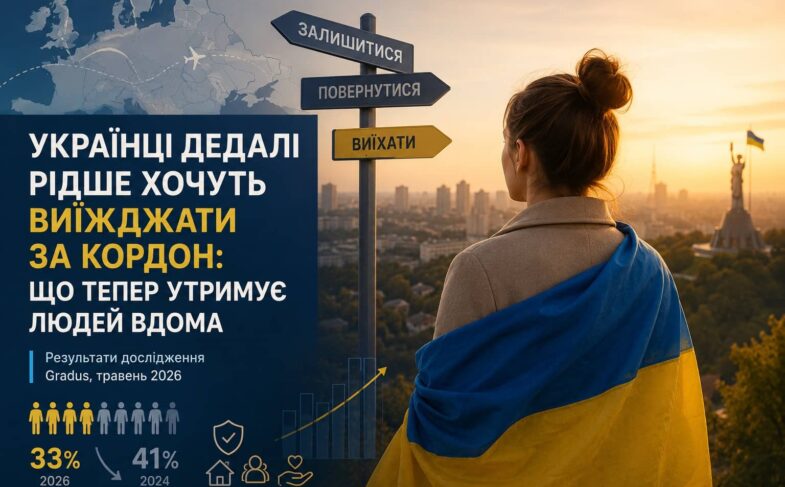 Українці дедалі частіше обирають залишатися вдома, керуючись не лише емоціями, а й оцінкою якості життя. Ілюстрація: ChatGPT