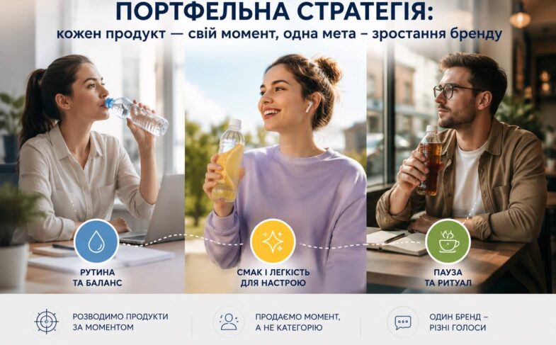 Принципи портфельної стратегії на прикладі трьох кампаній Моршинської.