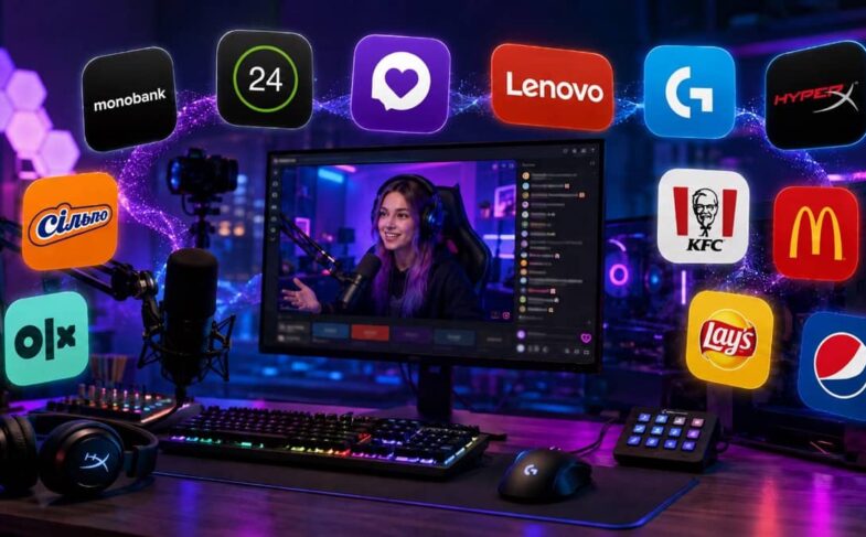 Найпопулярніші бренди в українськомовному лайвстримінгу на Twitch і YouTube