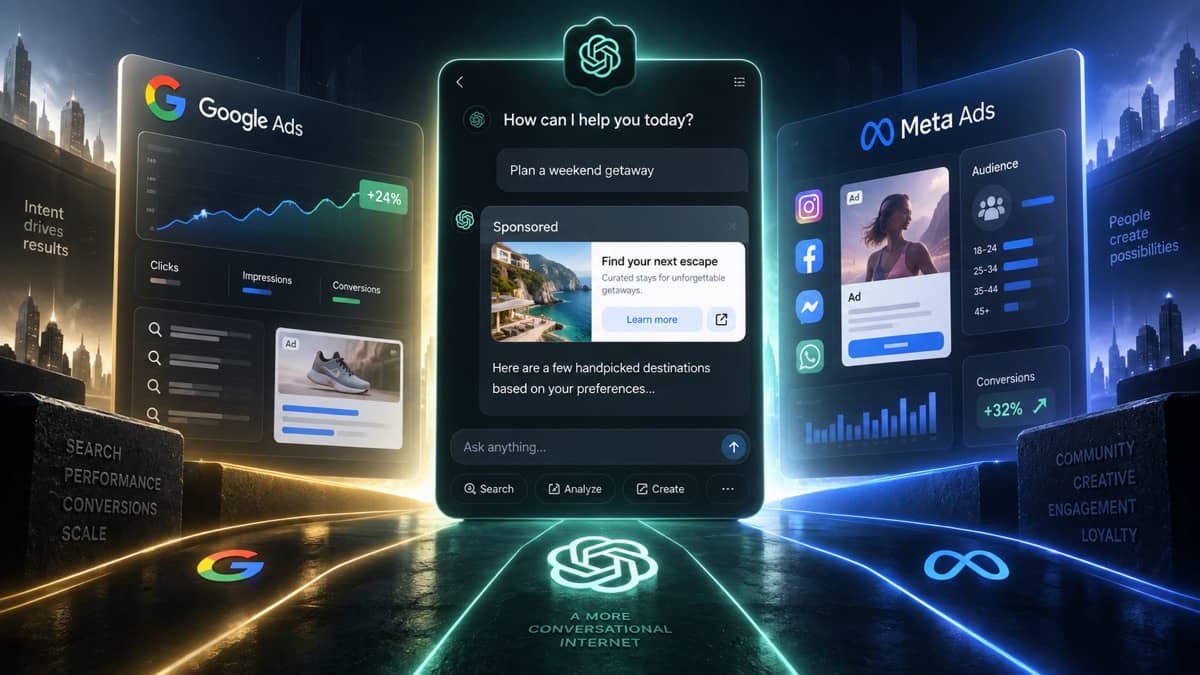 ChatGPT Ads досягла $1 млрд річного доходу: OpenAI будує нового конкурента Google та Meta