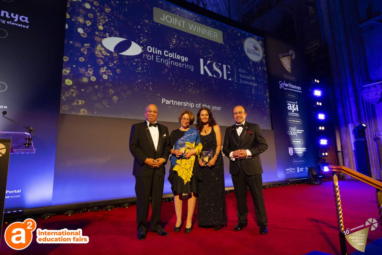 Партнерство KSE University та Olin College здобуло міжнародну премію PIEoneer Awards