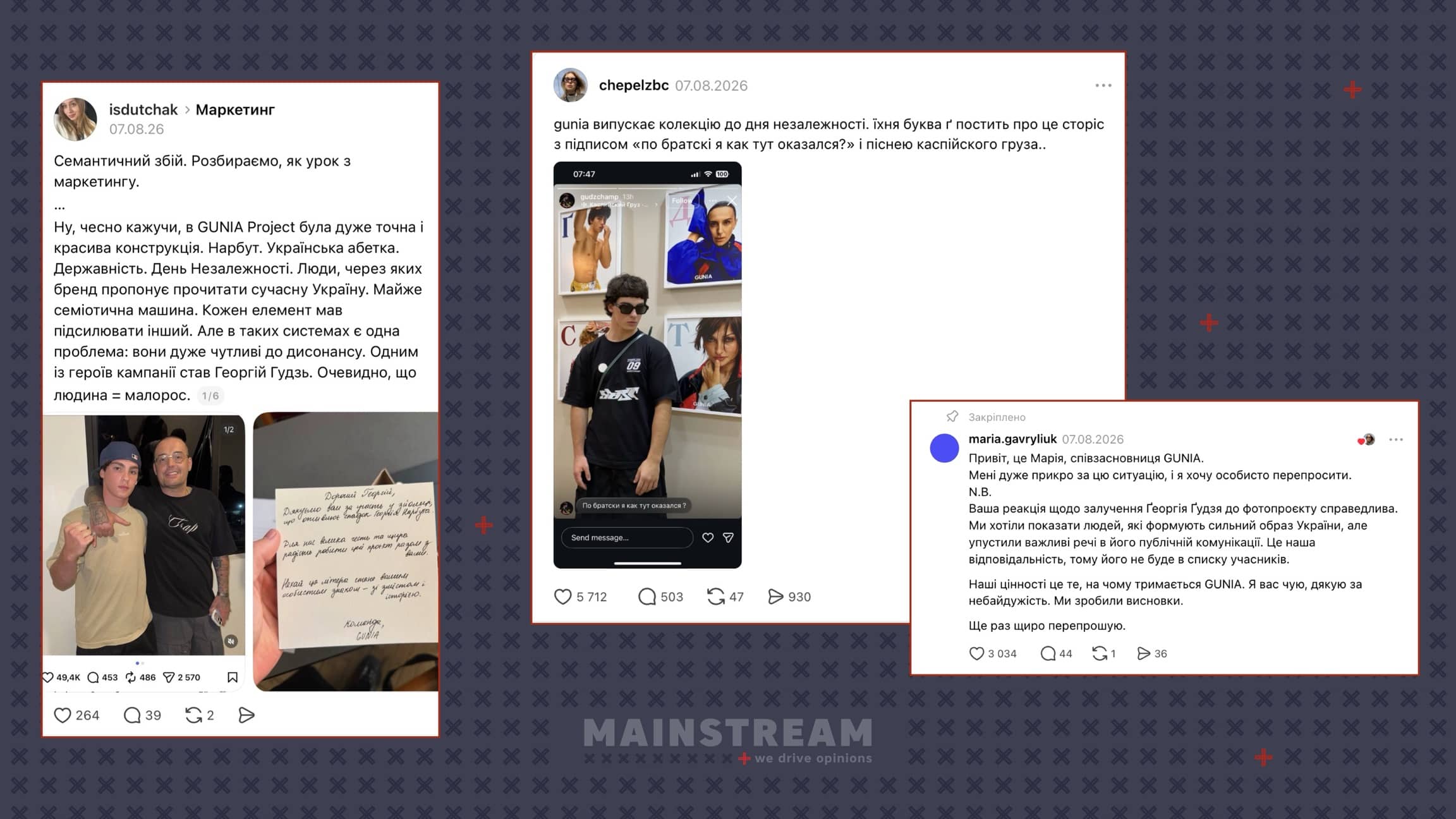 Публикации @isdutchak, @chepelzbc, @maria.gavryliuk в Threads