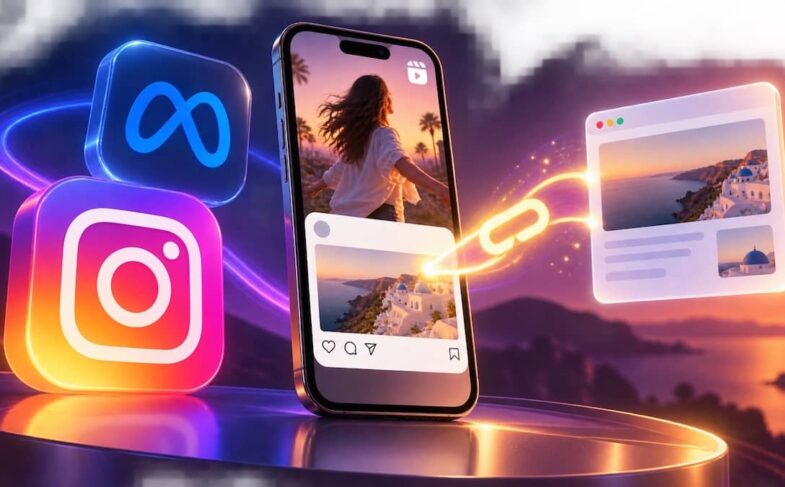 Ілюстрація згенерована ШІ для Marketer.ua. Логотипи Instagram і Meta належать Meta Platforms, Inc.