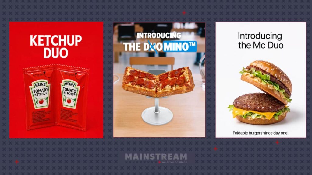 Публикации @heinz_uk, @dominos и @mcdonalds_switzerland в Instagram