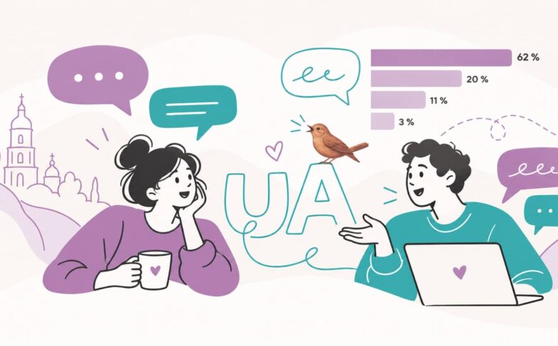 До Дня української писемності та мови Rakuten Viber та EdEra дізналися, як українці використовують українську мову в повсякденному житті. Понад 60% опитаних спілкуються українською в усіх ситуаціях. 14% респондентів спілкуватися українською заважає оточення, яке переважно спілкується іншою мовою.
